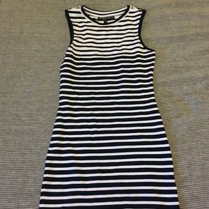Topshop short striped dress- US6 petite